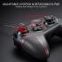 Redragon G710 Wired Gaming Controller - Dual Vibration Motors, Rapid Trigger, Ergonomic Design, 4 Programmable Keys, Customizable Macros, Adjustable Joystick Heights - Work for PC & Android & NS - Black